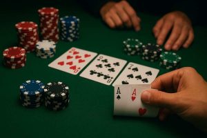 Pôquer online no 78M cassino.