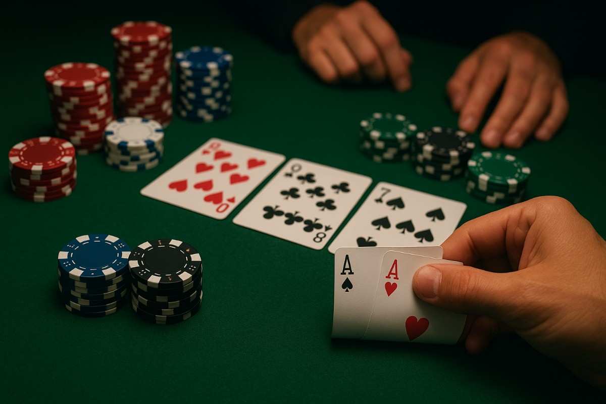Pôquer online no 78M cassino.